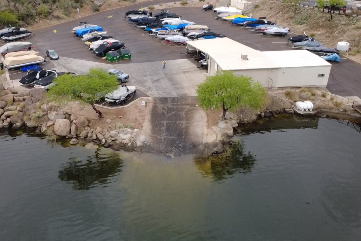 Saguaro Lake R&R Boat Ramp - Concrete